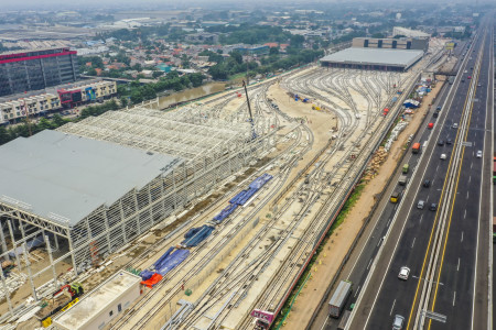 Progres Pembangunan LRT